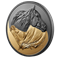 1 oz. Pure Silver Gold-Plated Coin - Black and Gold: The Canadian Horse