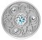 2020 March Birthstone - Pure Silver Coin with Swarovski® Crystals - Mintage: 5,000