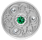 2020 May Birthstone - Pure Silver Coin with Swarovski® Crystals