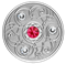 2020 July Birthstone - Pure Silver Coin made with Swarovski<sup>&reg;</sup> Crystals - Mintage: 5,00