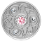 Pierre de naissance d'octobre – Pièce en argent pur rehaussée de cristaux Swarovski(MD) – Tirage : 5