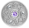 2020 December Birthstone - Pure Silver Coin made with Swarovski<sup>&reg;</sup> Crystals - Mintage: 