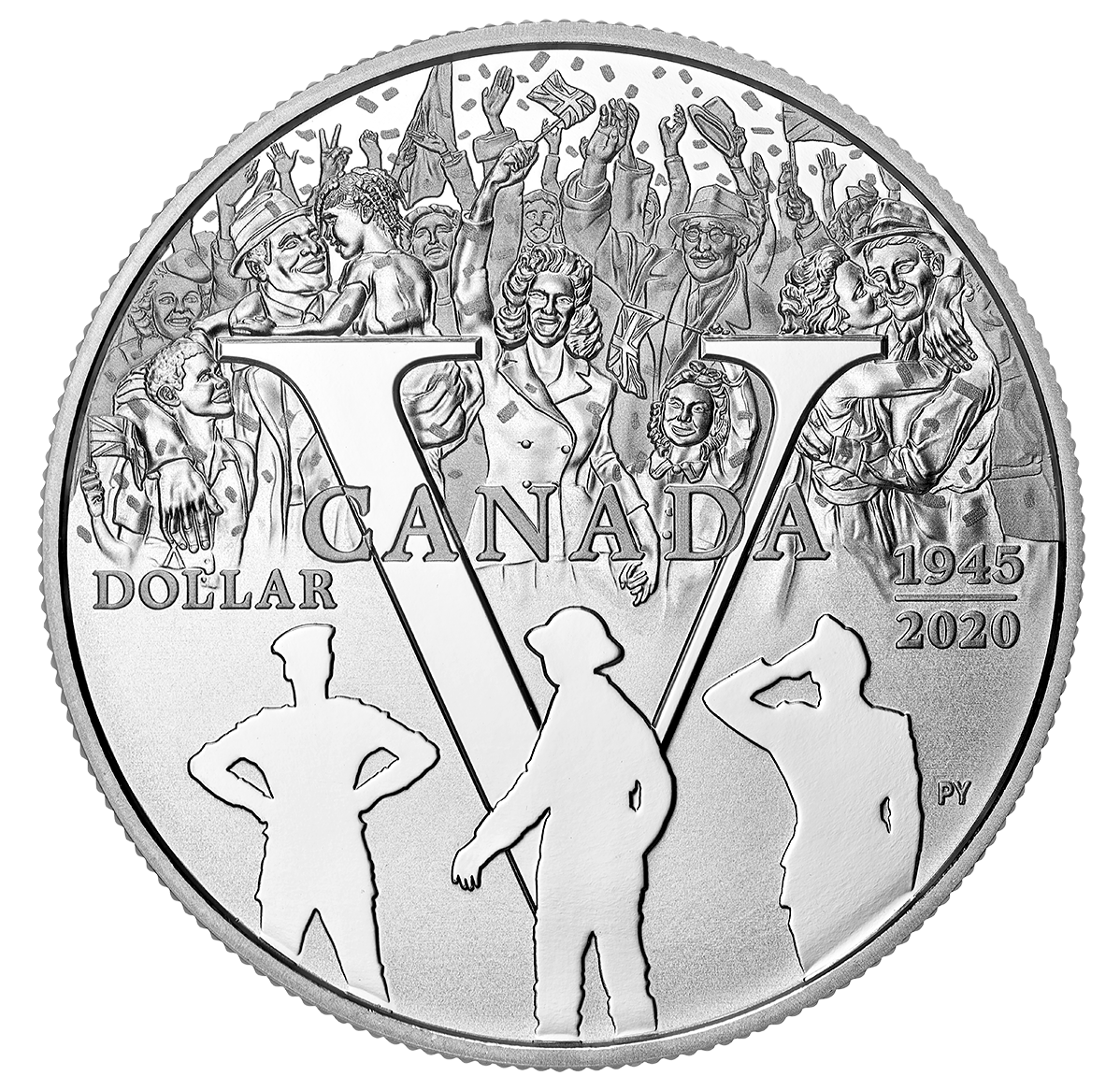 2020 Proof Silver Dollar - 75th Anniversary of V-E Day | The Royal