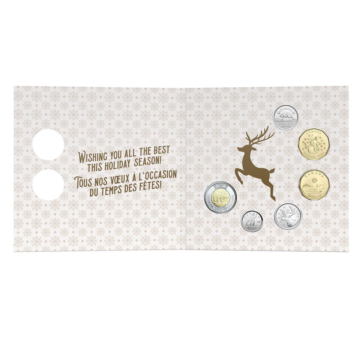 ΚΑΤΟMOONDROP PRESENTS 2020 Holiday 6-Coin Gift Card Set | The Royal Canadian Mint