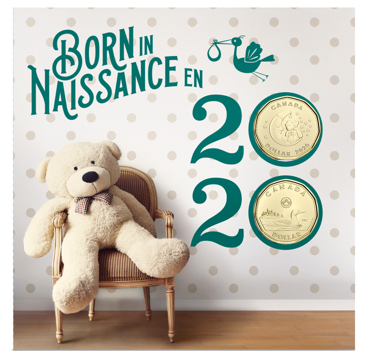 2020 Baby 6Coin Gift Card Set The Royal Canadian Mint