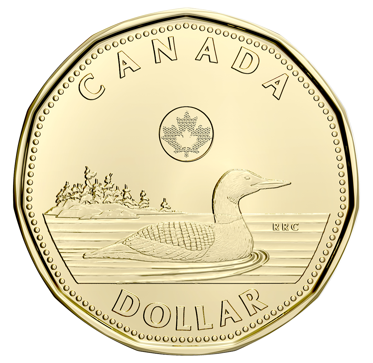 CANADA $1 Loonie Dollar circulated 2018 Common Loon Dollar 