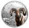 Pièce de 2 oz en argent pur – Prestance faunique : Mouflon d'Amérique