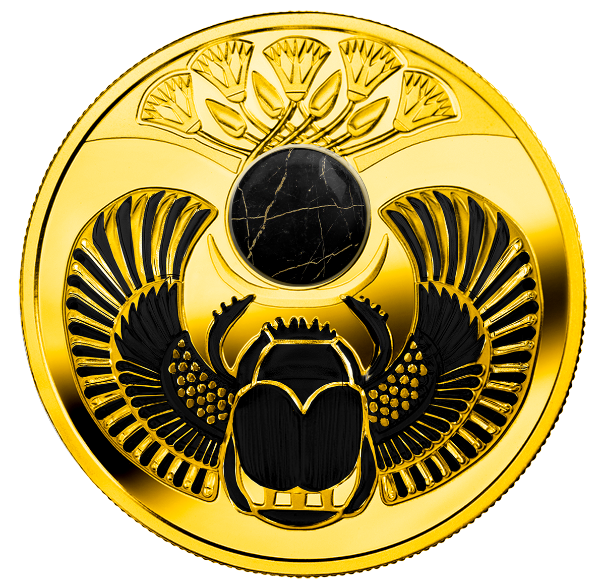 Pure Silver Gold-Plated Coin - Onyx Scarabaeus | The Royal Canadian Mint