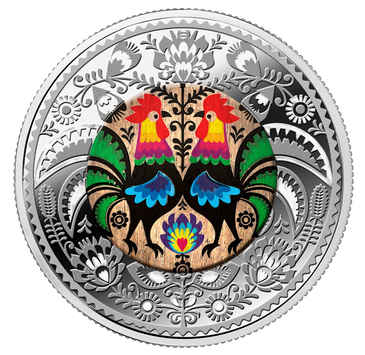 1/2 oz. Pure Silver Coin Polish Folklore Mintage 999 (2019) The