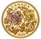 1 oz d'or pur – La fleur du rosier Queen Elizabeth