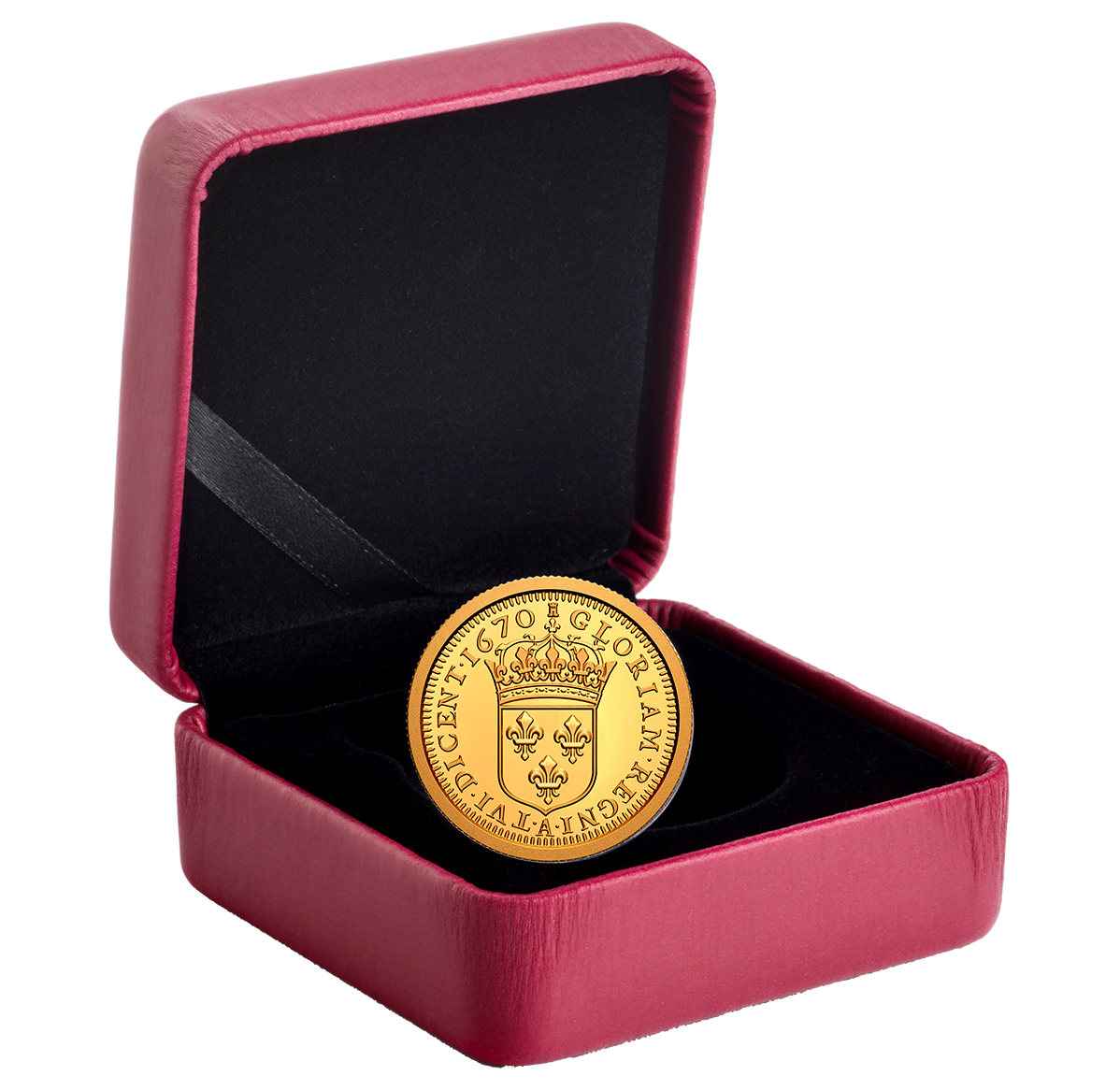 Pure Gold Coin – Relics of New France: Louis XIV 15 Sol – Mintage
