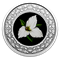 Pure Silver Coloured Coin – White Trillium: Floral Emblems of Canada: Ontario – Mintage: 4,000 (2020