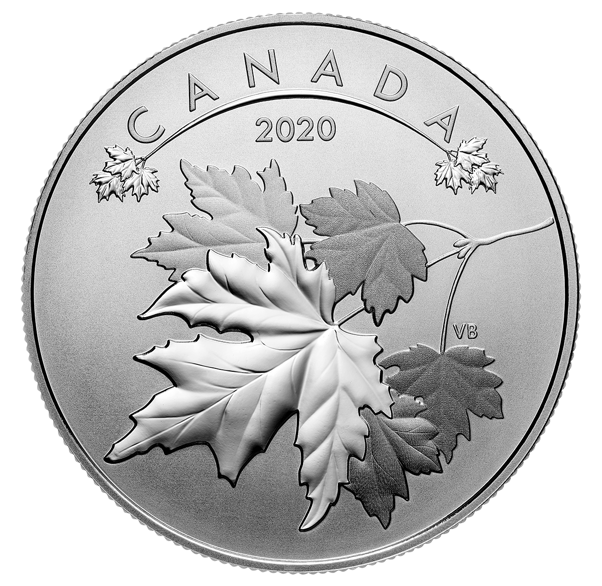 1/2 oz. Pure Silver Coin - O Canada! 6-coin Series - Maple Leaves