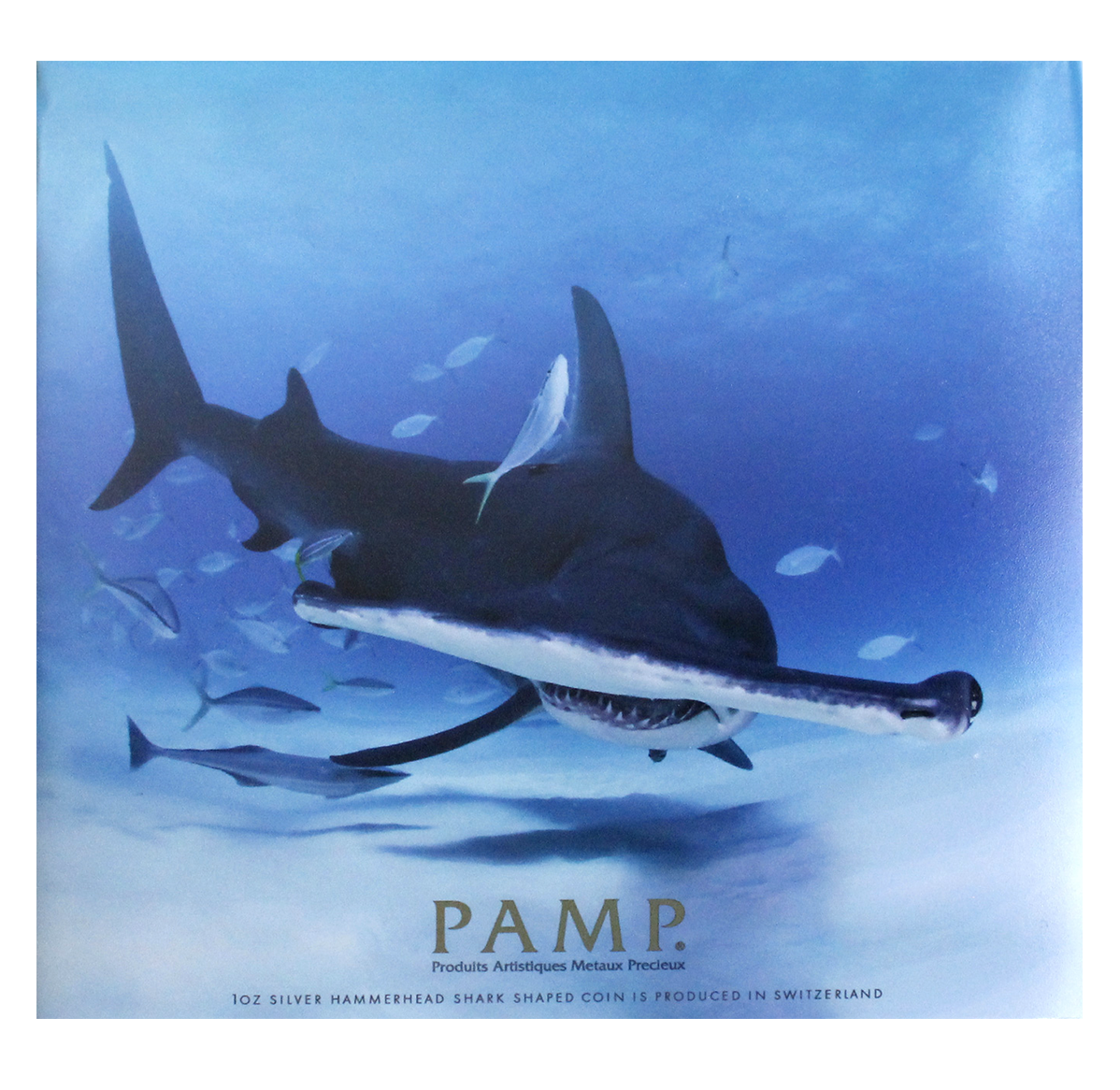 2015 1/2 Oz .999 Silver Great Hammerhead Shark BU Coin - Perth Mint Shark Series