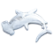 1 oz. Pure Silver Coin – Great Hammerhead Shark