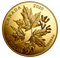 5 oz. Pure Gold Coin - Splendid Maple Leaves