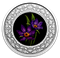 Pièce colorée en argent pur – Emblèmes floraux du Canada – Manitoba : Anémone pulsatille – Tirage : 