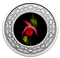 Pure Silver Coloured Coin – Lady's Slipper: Floral Emblems of Canada: Prince Edward Island – Mintage