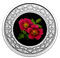 Pure Silver Coloured Coin – Wild Rose: Floral Emblems of Canada: Alberta – Mintage: 4,000 (2021)
