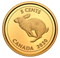 1/10 oz. Pure Gold Coin - Tribute to Alex Colville Series: 1967 5-Cent Coin