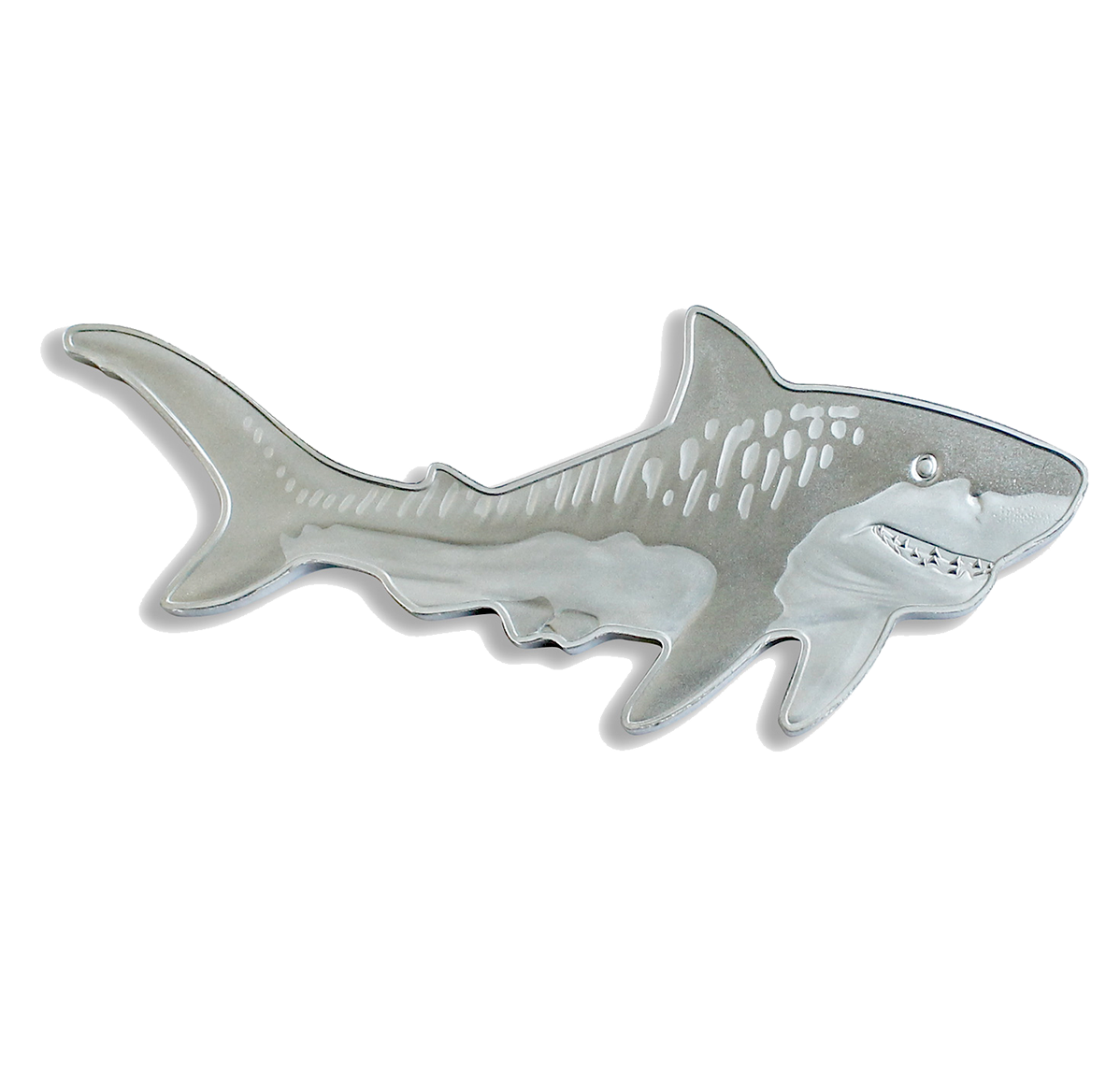 1  oz. Pure Silver Coin - Tiger Shark