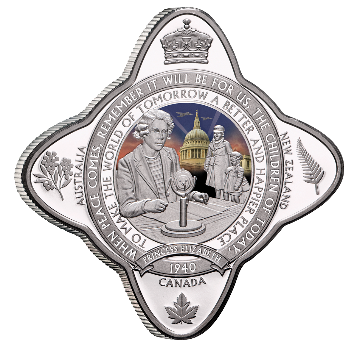 1 oz. Pure Silver Coin – Queen Elizabeth II – First Public Speech