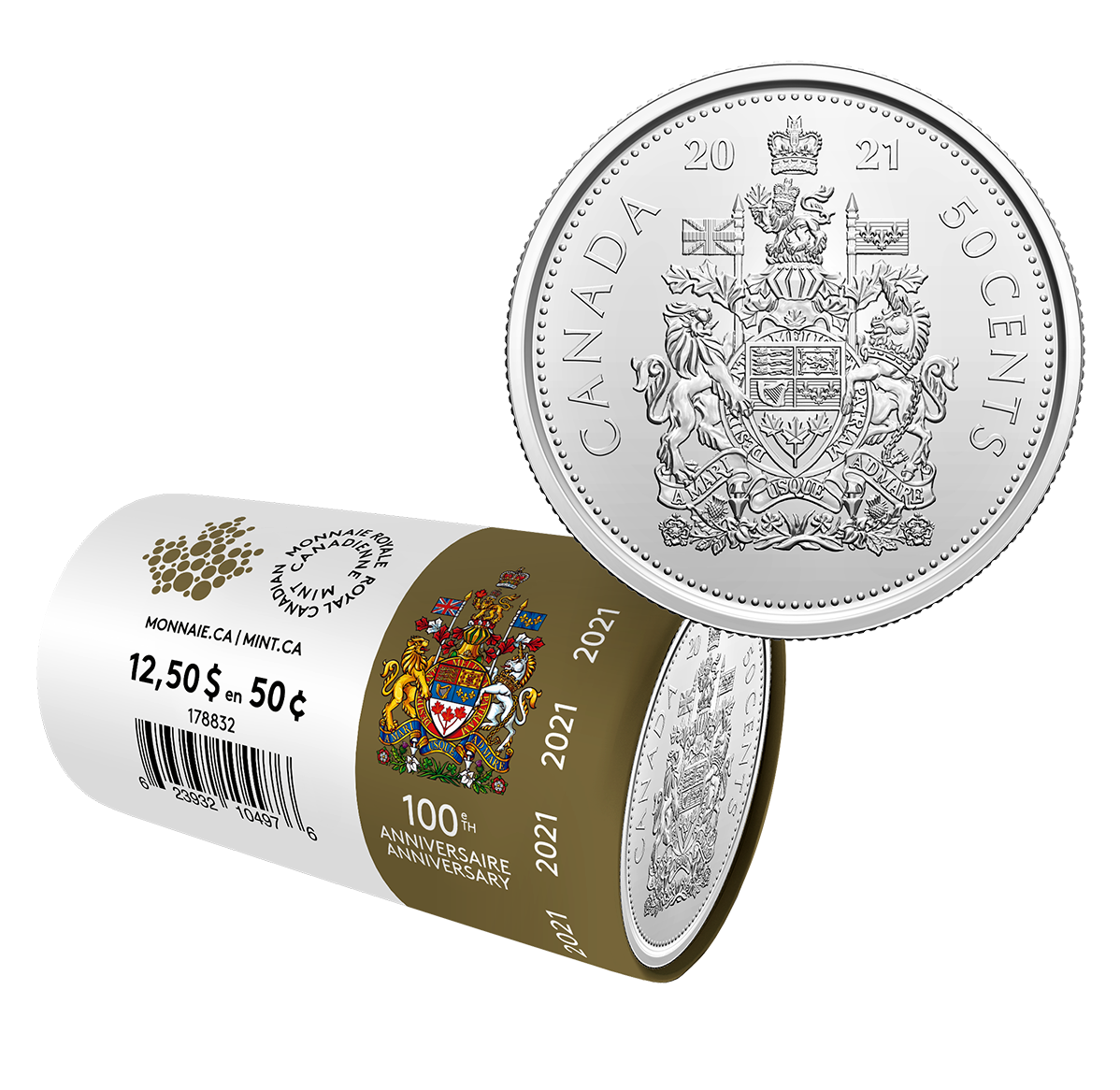⭐️激レア❣️ホログラム⭐️】ROYAL CANADIAN MINT 50 Cent-