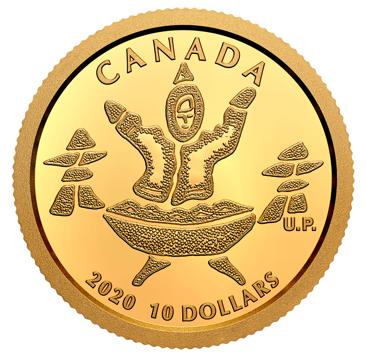 1/20 oz. Pure Gold Coin An Inuk and a Qulliq Mintage 4,000 (2020