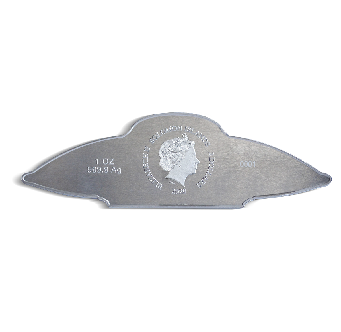 1 oz. Pure Silver Hologram Coin - UFO