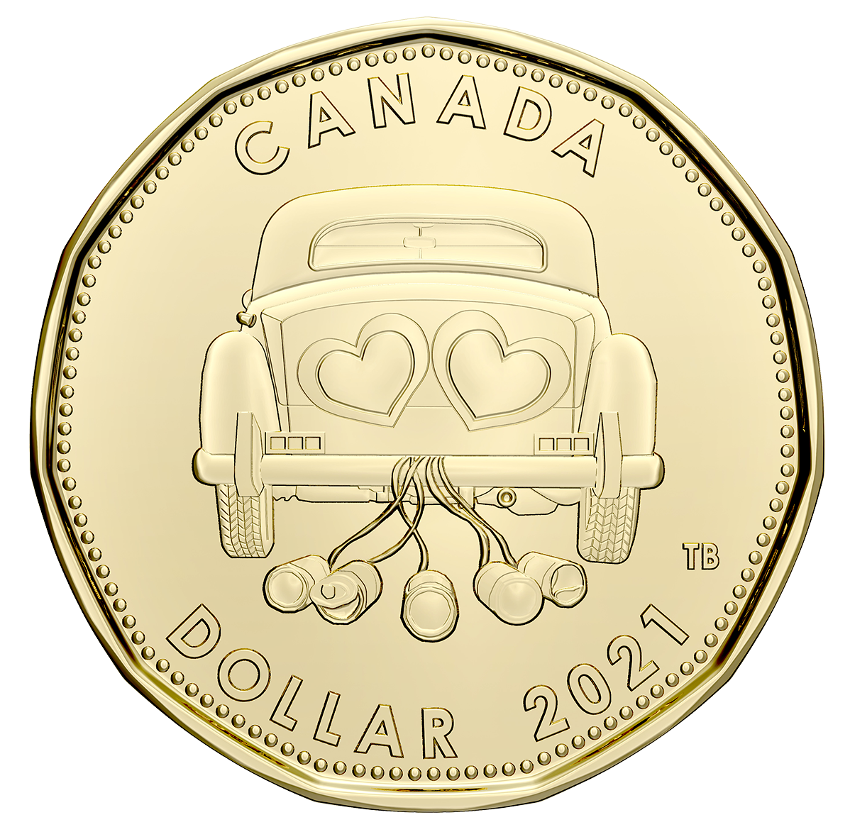Special wedding coin