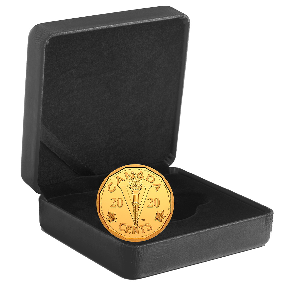 1 oz. Pure Gold Coin - The Victory Nickel | The Royal Canadian Mint