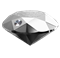 Pièce de 3 oz en argent pur en forme de diamant – Diamant Forevermark Black Label rond