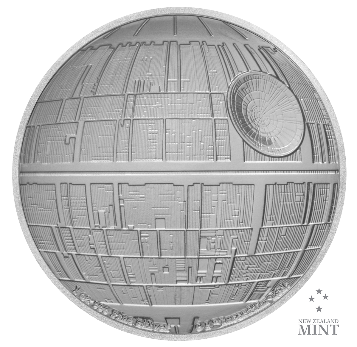 1 oz. Pure Silver Coin - Star Wars&trade; – Death Star&trade;