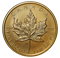 1 oz. Pure Gold Coin - 'W' Mint Mark: Gold Maple Leaf (Winnipeg, 2021) - Mintage: 500