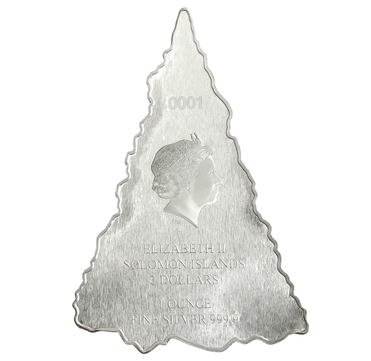 1 oz. Pure Silver Coloured Coin – Holiday Tree