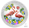 1 oz. Pure Silver Coin - Love is Precious: Flamingos