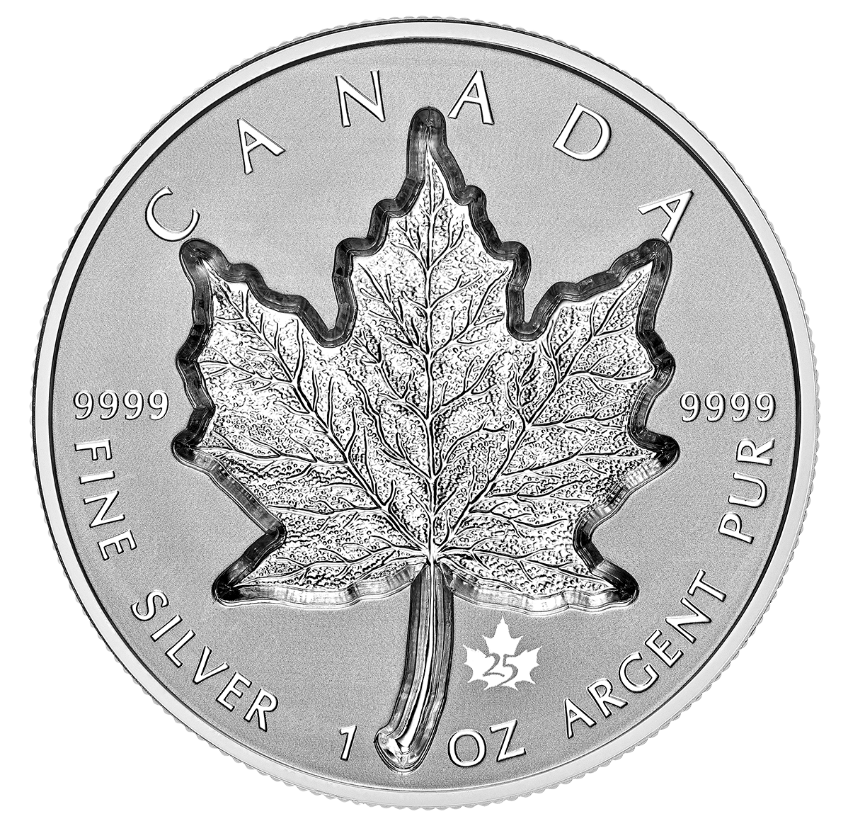 1 oz. Pure Silver Coin - Super Incuse Silver Maple Leaf (2021 1 oz. Pure Silver Coin - Super Incuse Silver Maple Leaf (2021