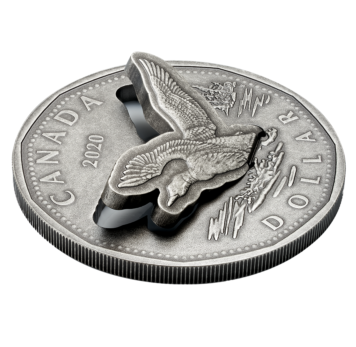 2 oz. Pure Silver Coin - From the R&D Lab: Flying Loon | The Royal