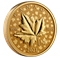 1 oz. Pure Gold Piedfort Coin – Maple  Leaf Celebration
