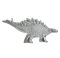 Pièce de 2 oz en argent pur – Dinosaures d’Amérique du Nord : Stegosaurus