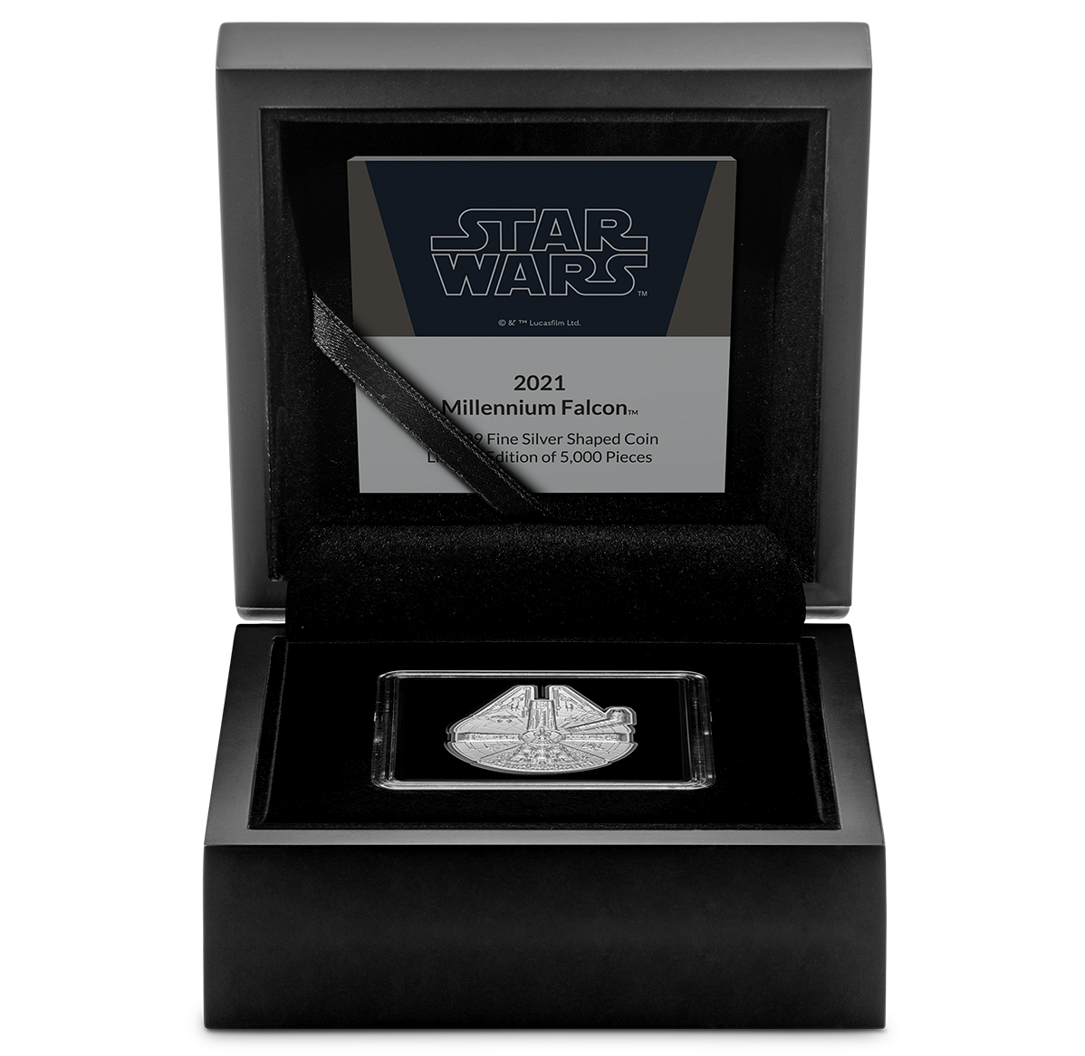 1 oz. Pure Silver Coin - Millennium Falcon™ | The Royal