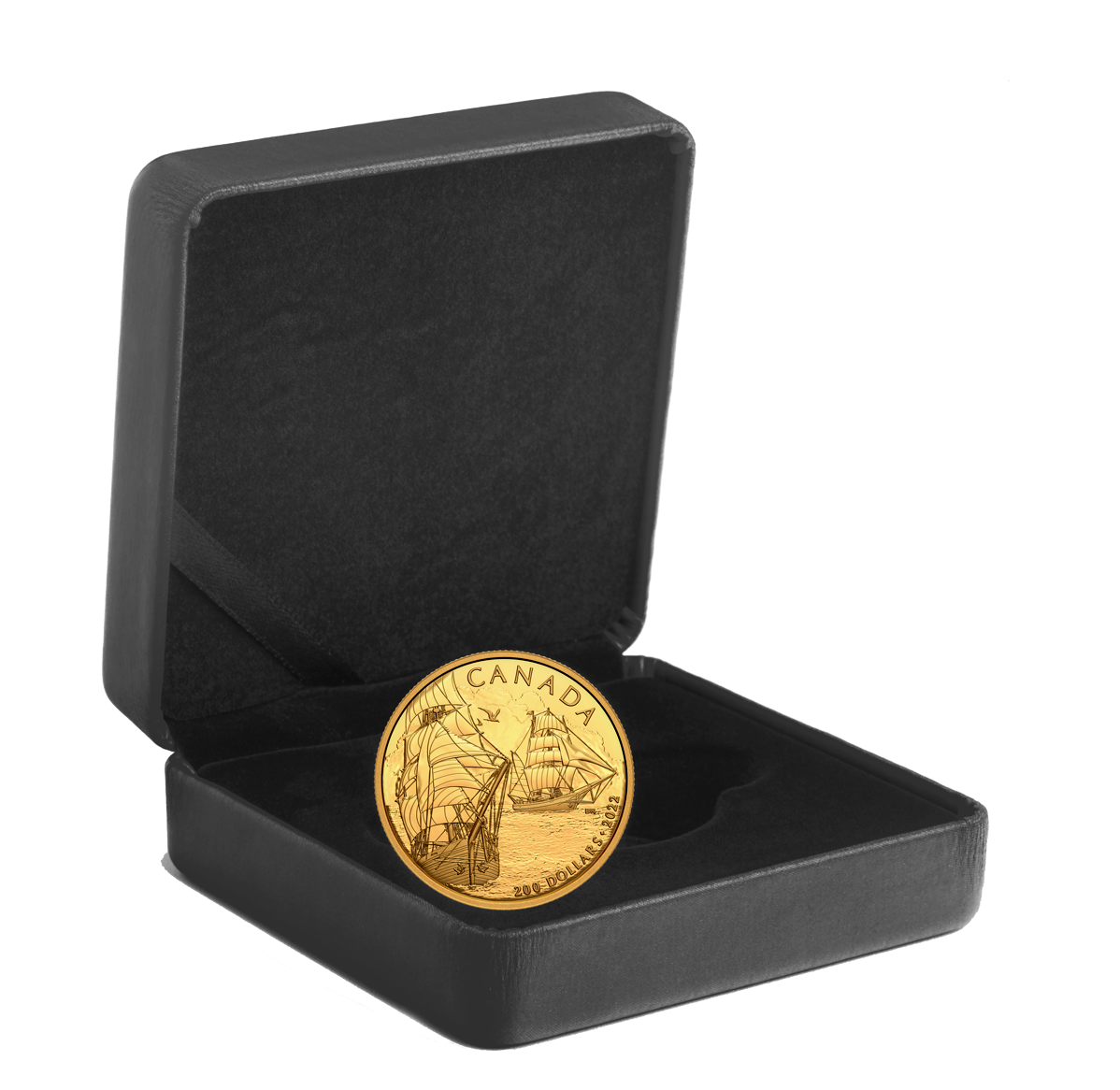 ½ oz. Pure Gold Coin – Tall Ships: Brigantine (2022) | The Royal