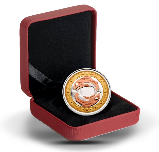 【あこたろ様】Blessing of Harmony & 龍と鯉　銀貨3点 $3 Fine Silver Coin - Return of the Tyee (2010) | The Royal