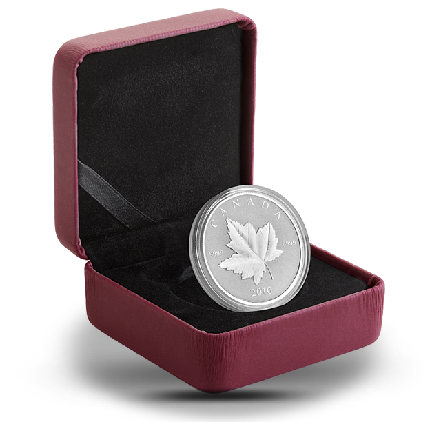 Silver Piedfort Maple Leaf Coin (2010) | The Royal Canadian Mint