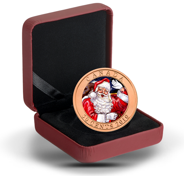 Holiday Coin - Santa and the Red-nosed Reindeer (2010) | The Royal
