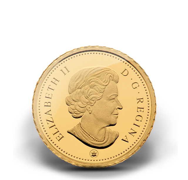 0.5 g Fine Gold Coin - Caribou (2010) | The Royal Canadian Mint