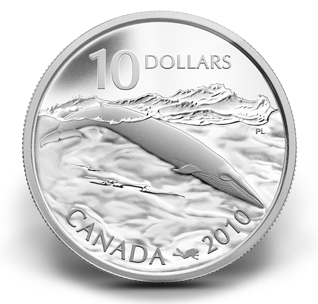 Sterling Silver Coin & Stamps Set - Blue Whale (2010) | The Royal