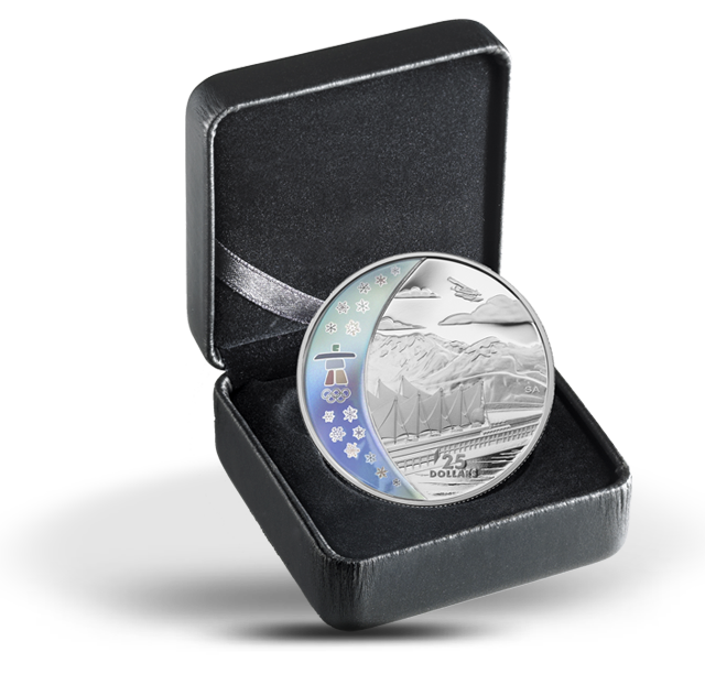VamiloHa10 Lunar Silver PC版 $25 Silver Hologram Coin – Home of the Vancouver 2010 Winter