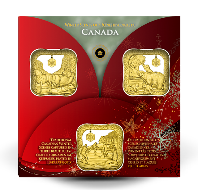 Winter Scenes of Canada Ornamental Keepsakes | The Royal Canadian Mint