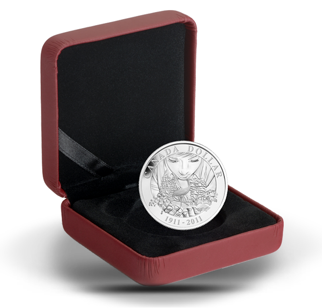 Proof Silver Dollar - 100th Anniversary of Parks Canada (2011